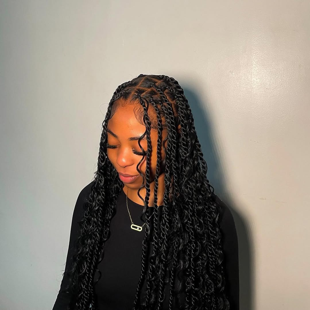 Island Twist Hairstyle 2025 โ Stunning Jumbo, Boho, and Colored Twists ...