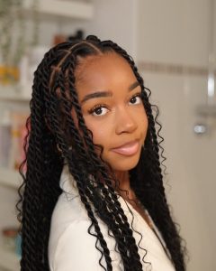 Island Twist Hairstyle 2025 โ Stunning Jumbo, Boho, and Colored Twists ...
