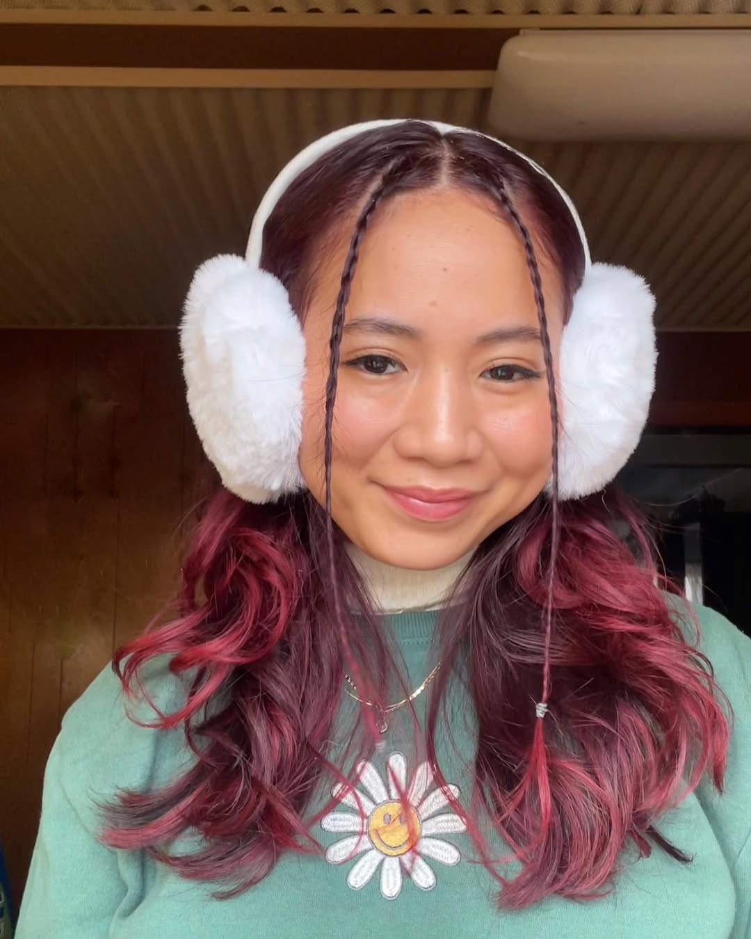 Micro braids earmuffs