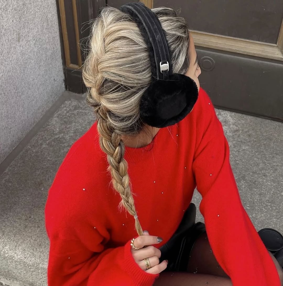 French braid earmuffs
