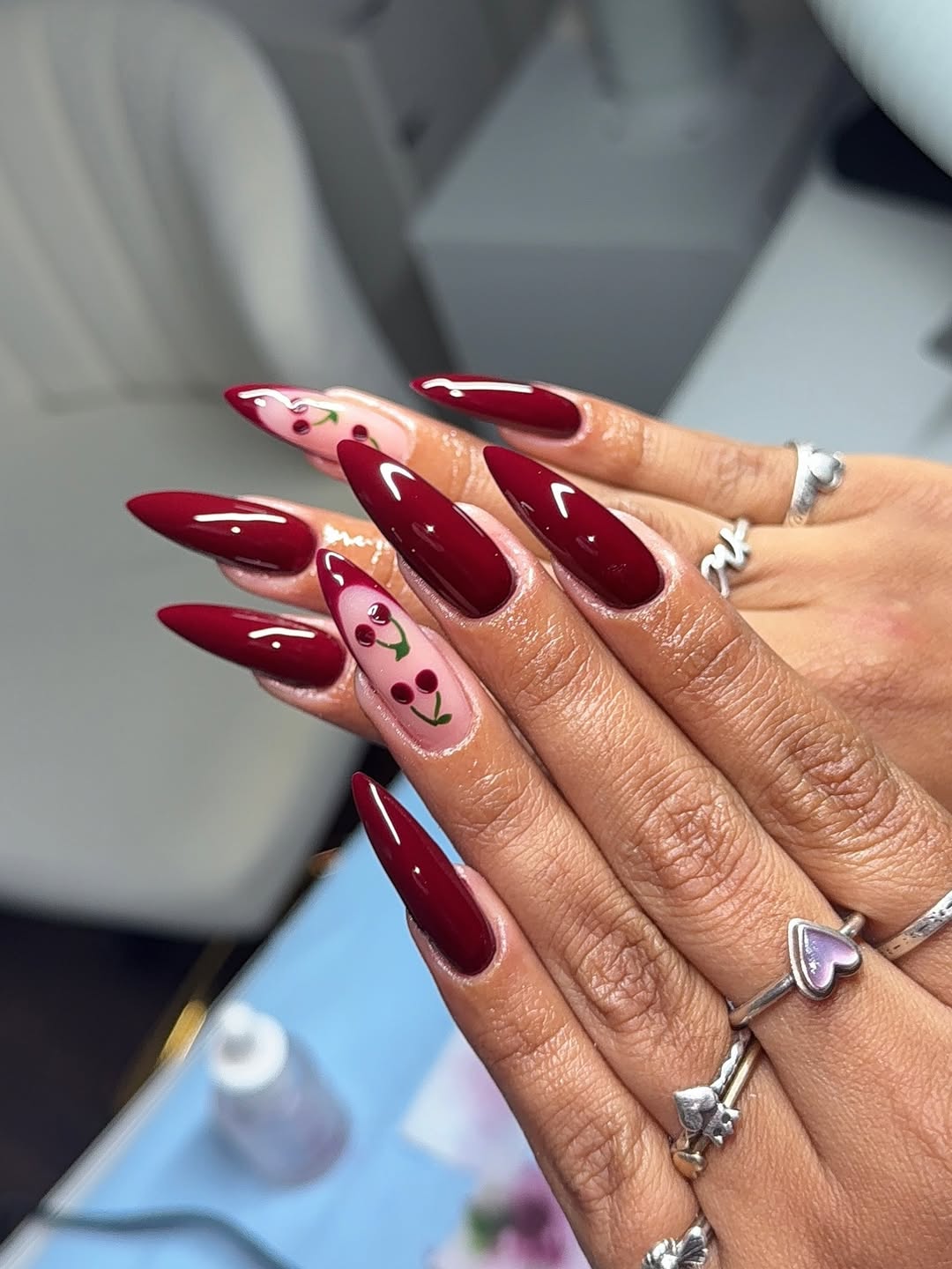 Dark Red Nail Ideas 2026: Burgundy, Wine & Elegant Nail Designs For ...